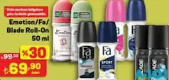 EMOTİON/FA/BALDE ROLL-ON DEODORANT 50 ML